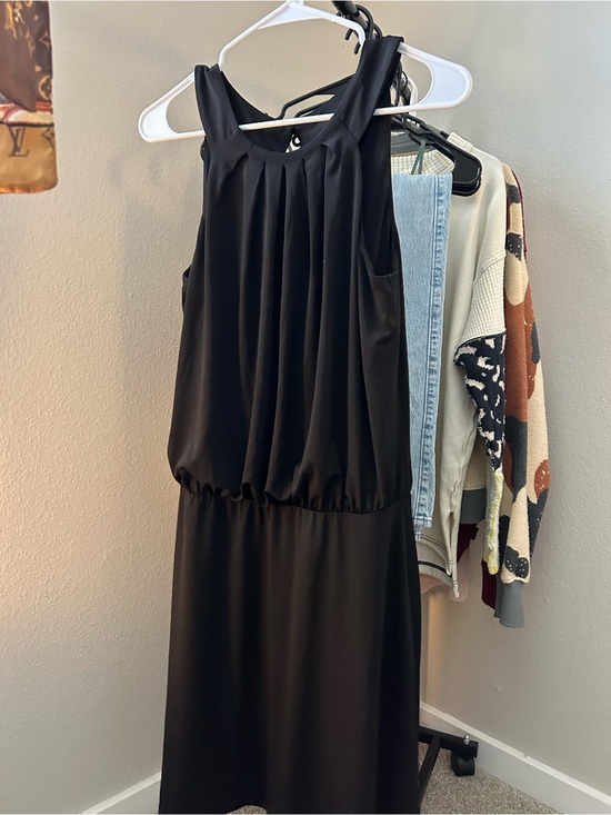 White House Black Market Dresses & Skirts - White House Black Market Blouson Sheath Dress with a Halter Neckline